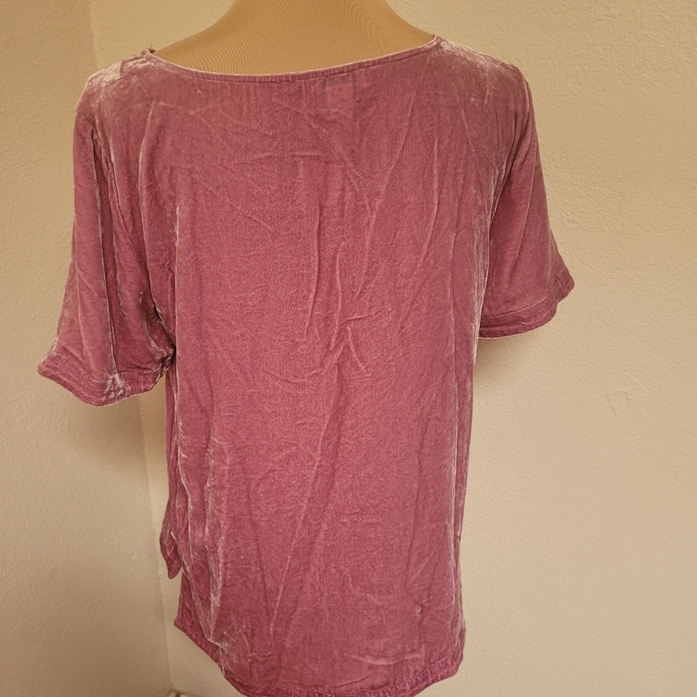 Sundance Lavender Velour Blouse - Picture 5 of 5